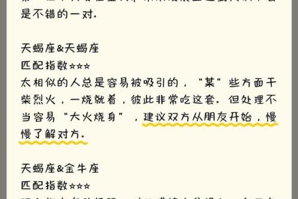 天蝎女和12星座男的关系如何