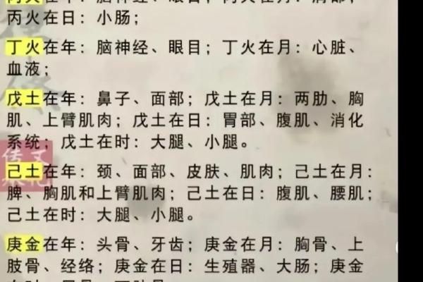 八字人体 八字人体